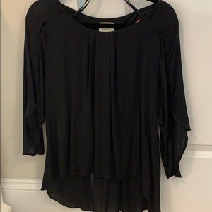 anthropologie black blouse